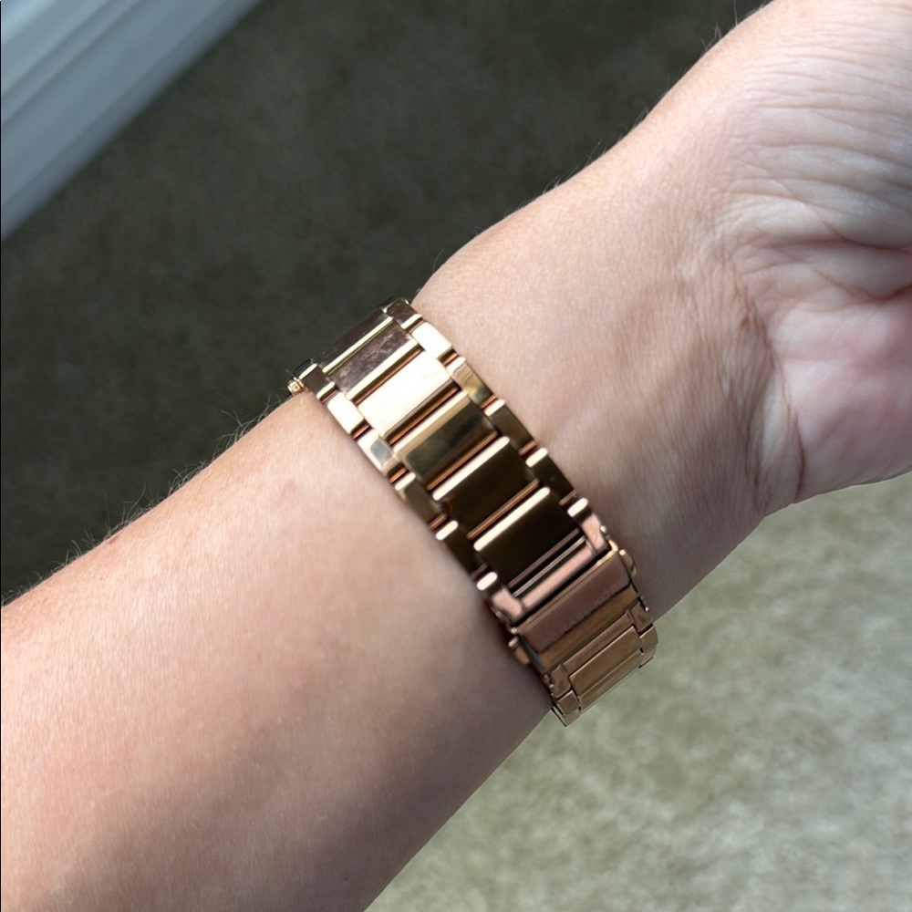 Michael Kors Gold Watch with Mother-of-Pearl Dial - Picture 2 of 6